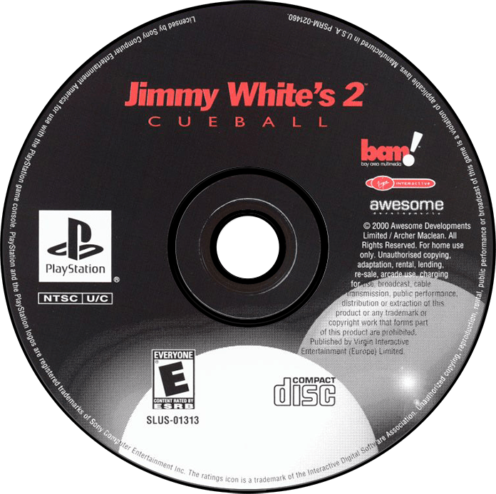 Jimmy White's 2 Cueball media 5 for Playstation